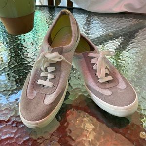 Keds Two-Tone Heather Gray Tournament Heat Sneakers